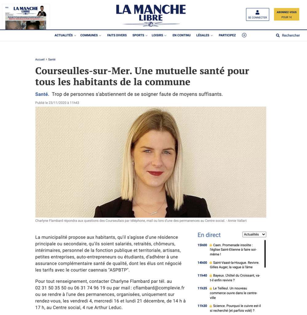 La Manche Libre Novembre 2020