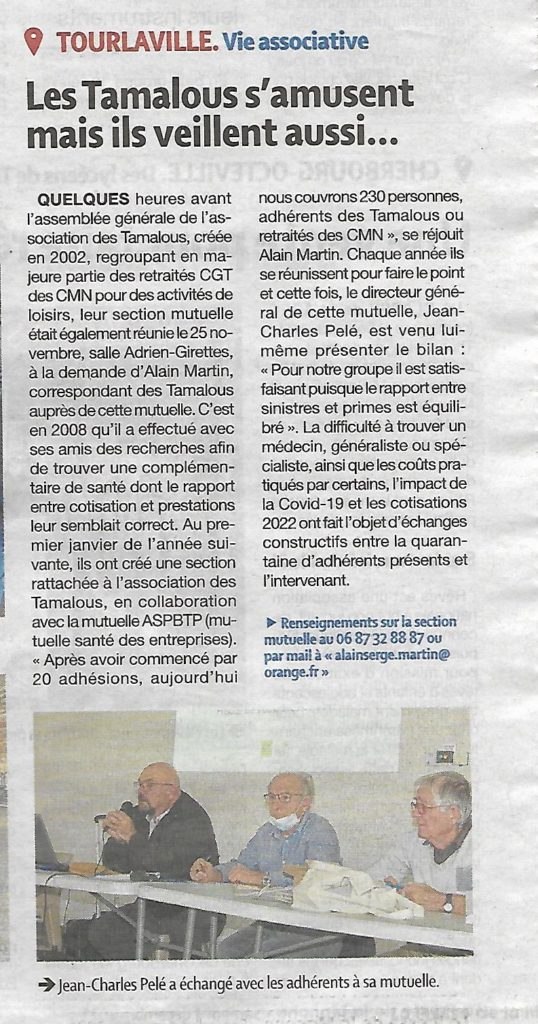 LA PRESSE DE LA MANCHE 04-12-2021 AG